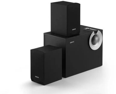 Колонки Bluetooth Edifier M206BT,  2.1,  черный/ черный