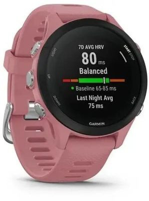 Смарт-часы Garmin Forerunner 255S,  27.5мм,  1.1",  розовый/черный [010-02641-13]