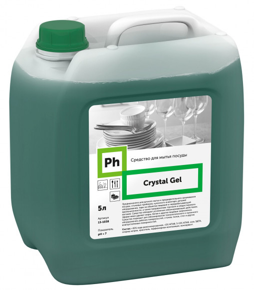 Ph Crystal Gel Средство для мытья посуды, гель, 5 литров
