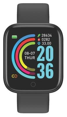 Смарт-часы Digma Smartline R1,  1.3",  черный/черный [r1b]