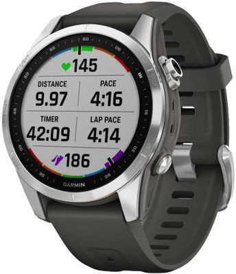Смарт-часы Garmin Fenix 7S,  1.2",  черный/серый [010-02539-01]