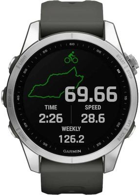 Смарт-часы Garmin Fenix 7S,  1.2",  черный/серый [010-02539-01]