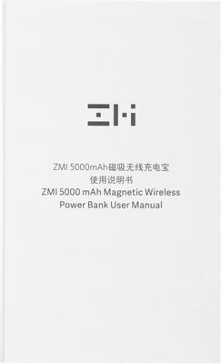 Внешний аккумулятор (Power Bank) ZMI P02ZM,  5000мAч,  белый