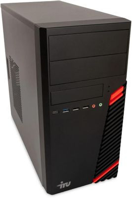 Компьютер iRU Office 310H6SM,  Intel Core i5 12400,  DDR4 16ГБ, 512ГБ(SSD),  Intel UHD Graphics 730,  Free DOS,  черный [2025255]