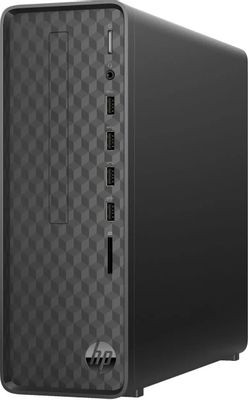Компьютер HP S01-pF3019ci,  Intel Core i3 13100,  DDR4 8ГБ, 512ГБ(SSD),  Intel UHD Graphics 730,  Free DOS,  черный [7y0e4ea]