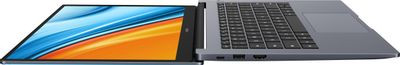 Ноутбук Honor MagicBook 14 NMH-WDQ9HN 14", IPS, AMD Ryzen 5 5500U 2.1ГГц, 6-ядерный, 8ГБ DDR4, 512ГБ SSD,  AMD Radeon, Free DOS, серый [5301afvh]