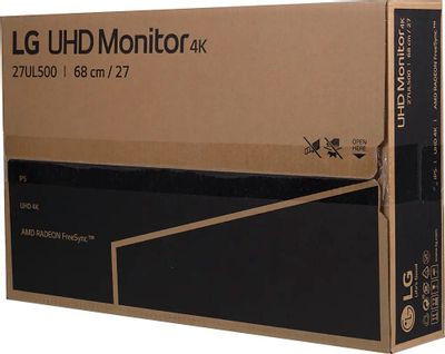 27" Монитор LG UltraFine 27UL500-W,  3840x2160,  IPS,  2хHDMI,  1хDP,  белый [27ul500-w.aruz]