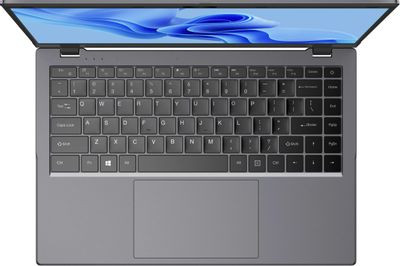 Ноутбук CHUWI GemiBook Xpro 14.1", IPS, Intel N100 0.8ГГц, 4-ядерный, 8ГБ LPDDR5, 256ГБ SSD,  Intel UHD Graphics, Windows 11 Home, серый [1746155]