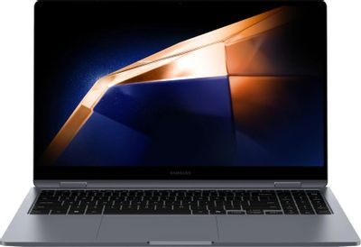 Ноутбук Samsung Galaxy Book 4 360 NP750 15.6", 2024, трансформер,  AMOLED, Intel Core 7 150U 1.8ГГц, 10-ядерный, 16ГБ LPDDR5, 512ГБ SSD,  Intel Graphics, Windows 11 Home, серый [np750qgk-kg3us]