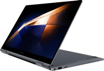 Ноутбук Samsung Galaxy Book 4 360 NP750 15.6", 2024, трансформер,  AMOLED, Intel Core 7 150U 1.8ГГц, 10-ядерный, 16ГБ LPDDR5, 512ГБ SSD,  Intel Graphics, Windows 11 Home, серый [np750qgk-kg3us]