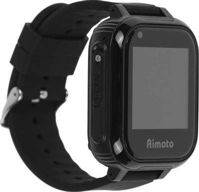 Смарт-часы Кнопка Жизни Aimoto Pro 4G,  1.4",  черный/черный [8100801]