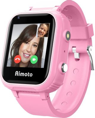 Смарт-часы Кнопка Жизни Aimoto Pro 4G,  1.4",  розовый/розовый [8100804]