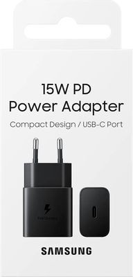 Сетевое зарядное устройство Samsung EP-T1510,  USB-C,  USB type-C,  2A,  черный [ep-t1510xbegeu]