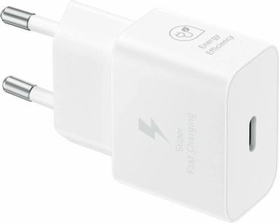 Сетевое зарядное устройство Samsung EP-T2510,  USB type-C,  25Вт,  3A,  белый [ep-t2510xwegru]