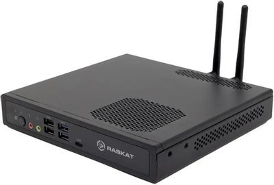 Неттоп RASKAT Standart 307,  Intel Core i3 12100,  DDR4 16ГБ, 256ГБ(SSD),  Intel UHD Graphics 730,  noOS,  черный [standart307168812]