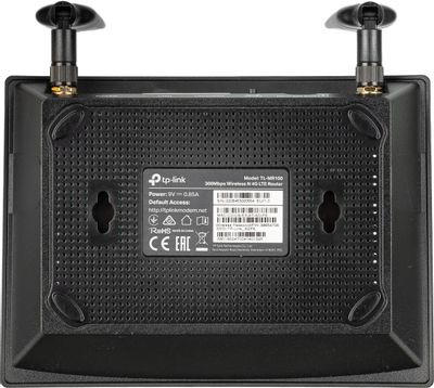 Wi-Fi роутер TP-LINK TL-MR100, N300, черный Wi-Fi роутер TP-LINK TL-MR100, N300, черный