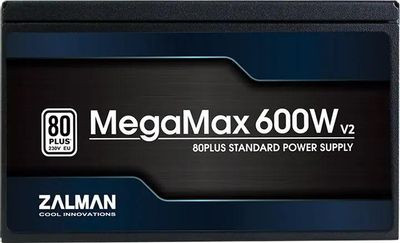 Блок питания Zalman ZM600-TXII V2,  600Вт,  120мм,  черный, retail