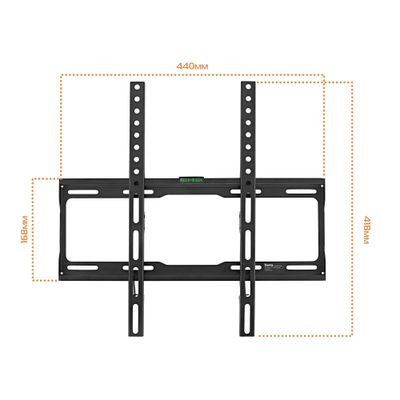 Кронштейн для телевизора Buro FX0S, 22-65", настенный, фиксированный,  черный  [bm35a74ff0]