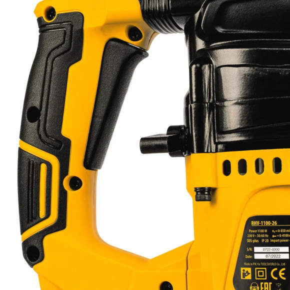 Перфоратор электрический RHV-1100-26, SDS-plus, 1100 Вт, 4 Дж, 3 режима Denzel Перфоратор электрический RHV-1100-26, SDS-plus, 1100 Вт, 4 Дж, 3 режима Denzel