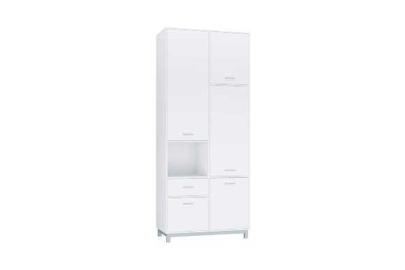 Шкаф двухсекционный Polini kids Mirum 2320 белый - купить с доставкой по России Шкаф двухсекционный Polini kids Mirum 2320 белый - купить с доставкой по России