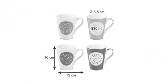 Чашка Tescoma myCOFFEE, 4 шт, Sugar