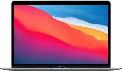 Ноутбук Apple MacBook Air A2337 13.3", IPS, Apple M1 8 core 3.2ГГц, 8-ядерный, 8ГБ 256ГБ SSD,  Mac OS, серый космос [mgn63ch/a]
