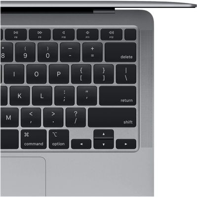 Ноутбук Apple MacBook Air A2337 13.3", IPS, Apple M1 8 core 3.2ГГц, 8-ядерный, 8ГБ 256ГБ SSD,  Mac OS, серый космос [mgn63ch/a]