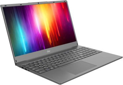 Ноутбук iRU Tactio 15PHC 15.6", IPS, AMD Ryzen 5 5500U 2.1ГГц, 6-ядерный, 8ГБ DDR4, 256ГБ SSD,  AMD Radeon Rx  Vega 7, Windows 11 Pro Professional, черный [2017281]