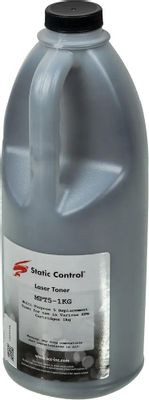 Тонер STATIC CONTROL MPT5-1KG,  для HP LJ1200/4100/5000,  черный, 1000грамм, флакон