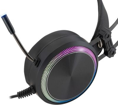 Гарнитура игровая Oklick HS-L810G ANONYMOUS,  для компьютера, мониторные,  проводные, черный  [1460164]