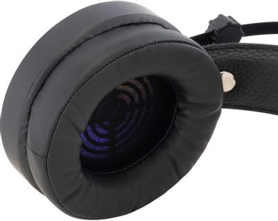 Гарнитура игровая Oklick HS-L810G ANONYMOUS,  для компьютера, мониторные,  проводные, черный  [1460164]