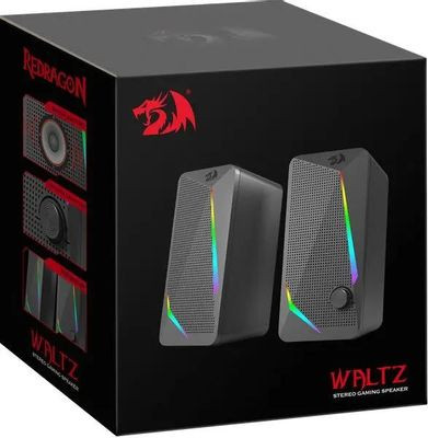 Колонки Redragon Waltz,  2.0,  черный [78144]