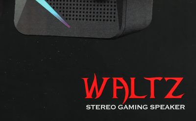 Колонки Redragon Waltz,  2.0,  черный [78144]