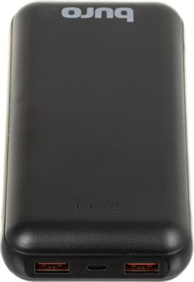 Внешний аккумулятор (Power Bank) Buro BPF20E,  20000мAч,  черный [bpf20e22pbk]