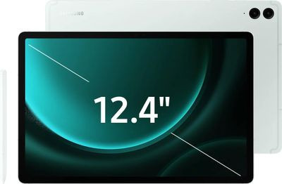 12.4" Планшет Samsung Galaxy Tab S9 FE+ BSM-X616B 12/256 GB 1380 5G, 2560 x 1600, 90Гц, Android 13, со стилусом, зеленый [sm-x616blgecau]
