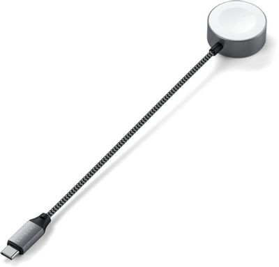 Беспроводное зарядное устройство  Satechi,  USB type-C,  серый [st-tcaw7cm]