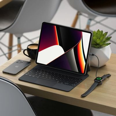 Беспроводное зарядное устройство  Satechi,  USB type-C,  серый [st-tcaw7cm]