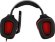 Гарнитура Logitech G331,  для компьютера и игровых консолей, мониторные,  проводные, черный  / красный [981-000758]