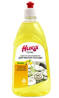 Средство для мытья посуды концентрированное Ника 0,5 кг, 15 штук