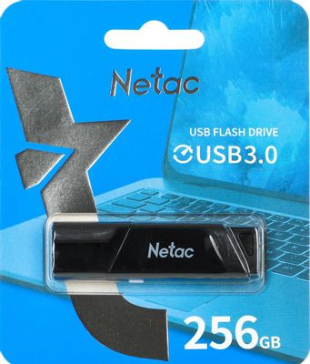 Флешка USB NETAC U336 256ГБ, USB3.0, черный [nt03u336s-256g-30bk]