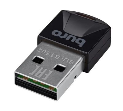 Bluetooth адаптер Buro BU-BT502 BT 5.0+EDR class 1.5, USB, 20м, черный