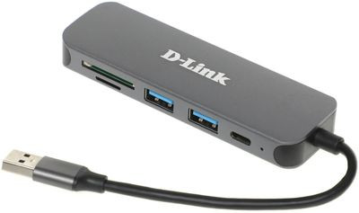 Хаб (разветвитель) D-Link DUB-1325/A2A, серый