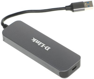 Хаб (разветвитель) D-Link DUB-1325/A2A, серый