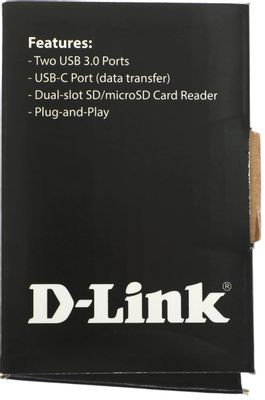 Хаб (разветвитель) D-Link DUB-1325/A2A, серый