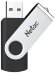 Флешка USB NETAC U505 64ГБ, USB2.0, черный и серебристый [nt03u505n-064g-20bk]