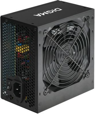 Блок питания Digma DPSU-600W,  600Вт,  120мм,  черный, retail