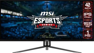 40" Монитор MSI MAG401QR,  3440x1440,  IPS,  155Гц,  2хHDMI,  1хDP,  1хType-С, черный [9s6-3ea54h-005]