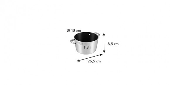 Кастрюля Tescoma GrandCHEF 18 см, 1,8 л