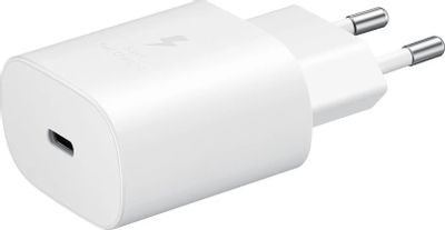 Сетевое зарядное устройство Samsung EP-TA800,  USB type-C,  USB type-C,  25Вт,  3A,  белый [ep-ta800xwegww]