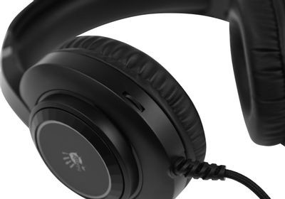Гарнитура игровая A4TECH Bloody G220S,  для компьютера, мониторные,  проводные, черный  [g220s usb/ black]